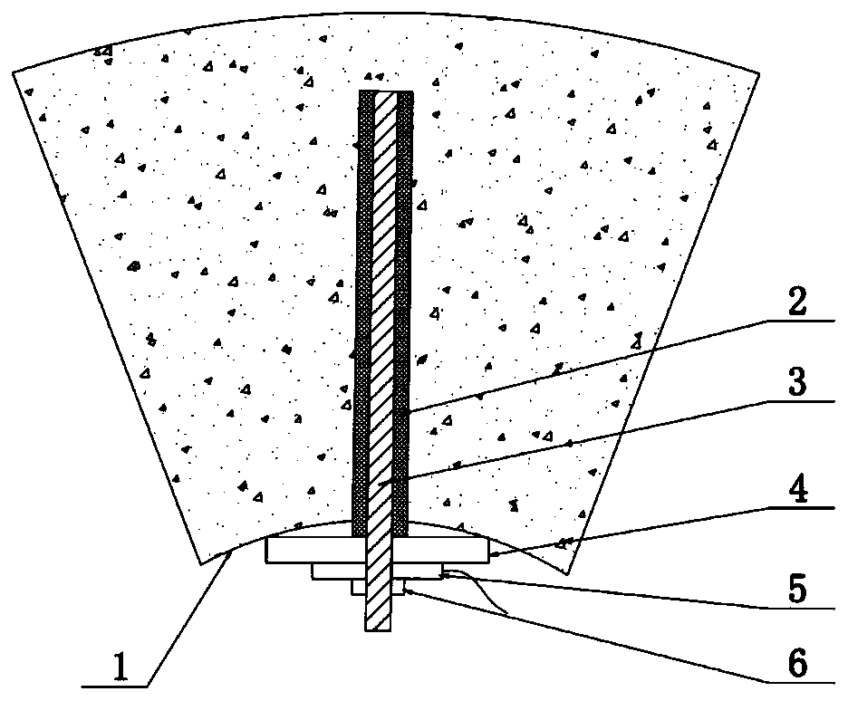A method for monitoring the stress distribution of the full-length anchor bolt body