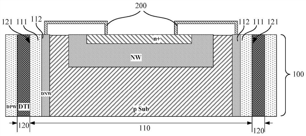 Single-photon avalanche diode, manufacturing method thereof and single-photon avalanche diode array