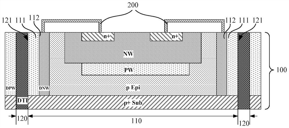 Single-photon avalanche diode, manufacturing method thereof and single-photon avalanche diode array