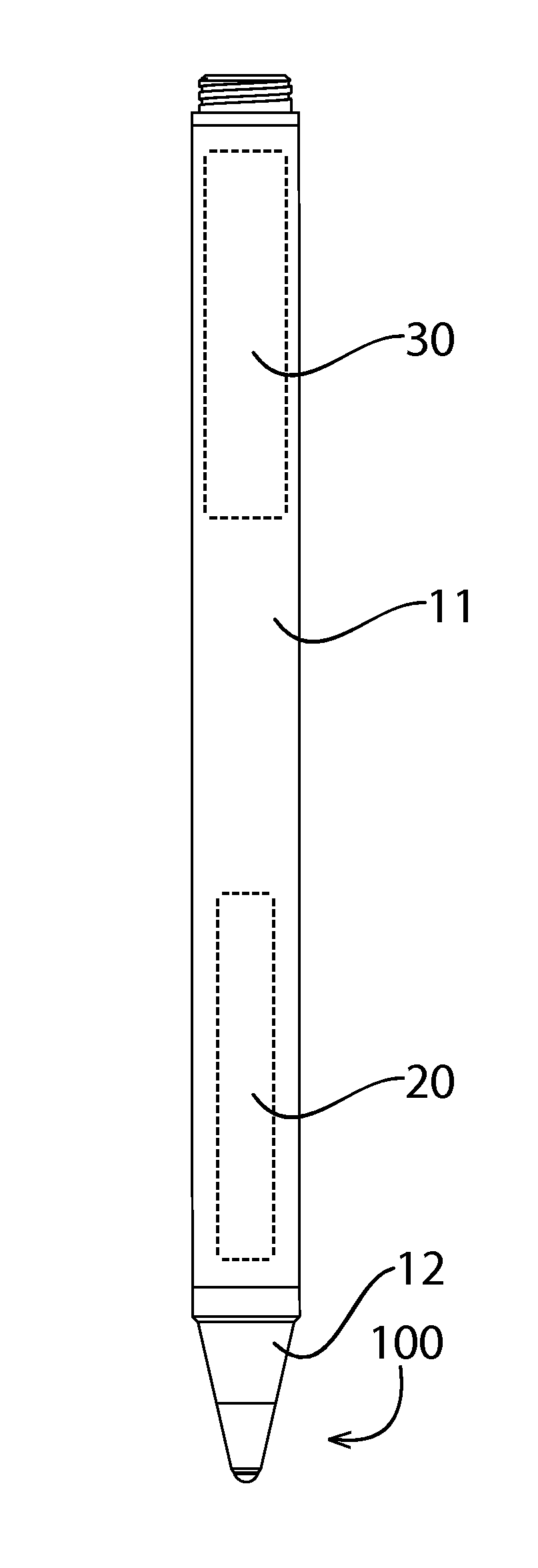 Stylus for capacitive tochscreen