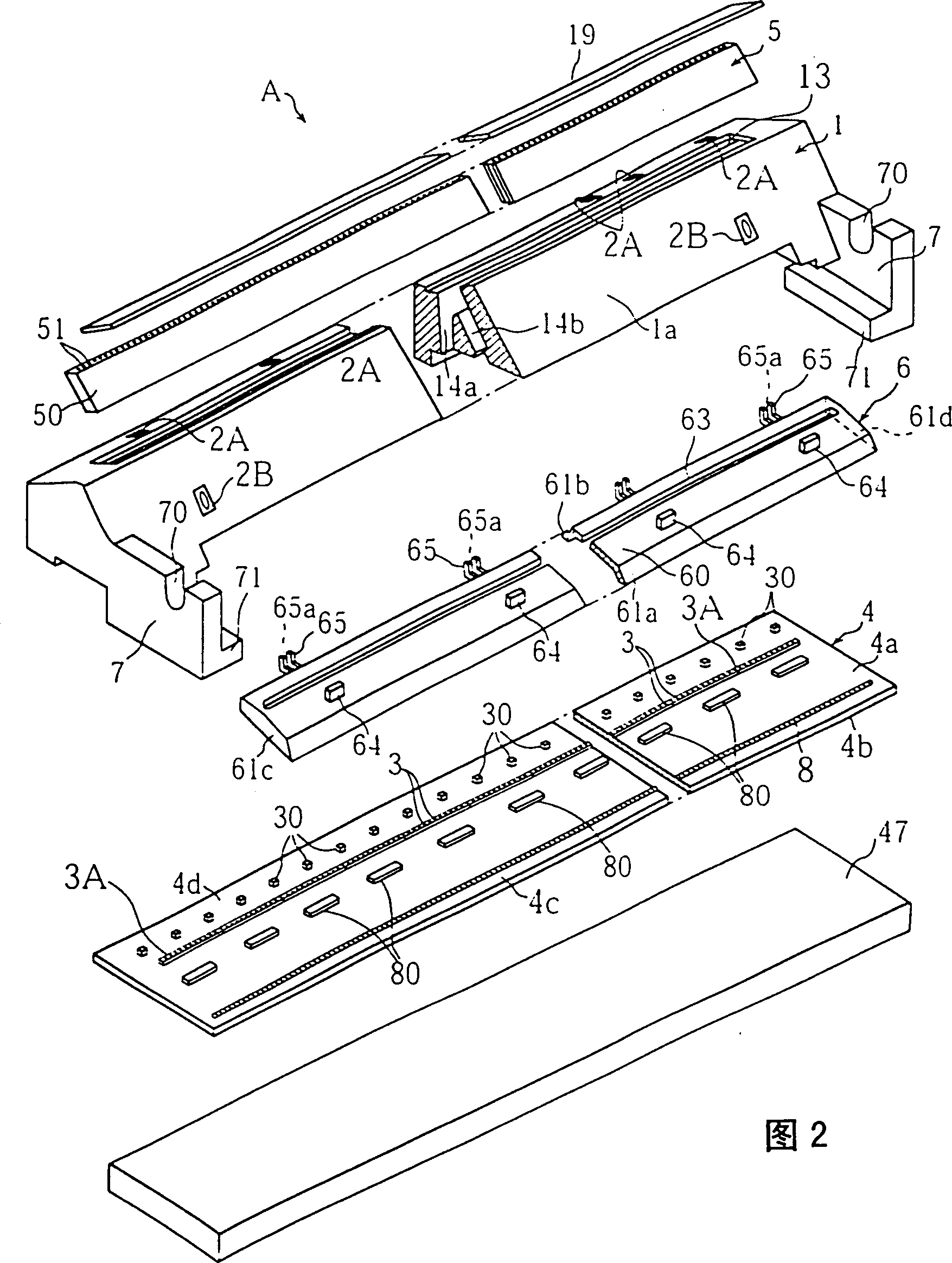 Integral image reading/writing head, image processor provided with this