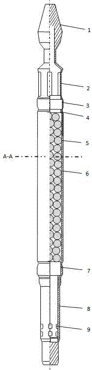 Shielding assembly structure with high-efficiency shielding properties