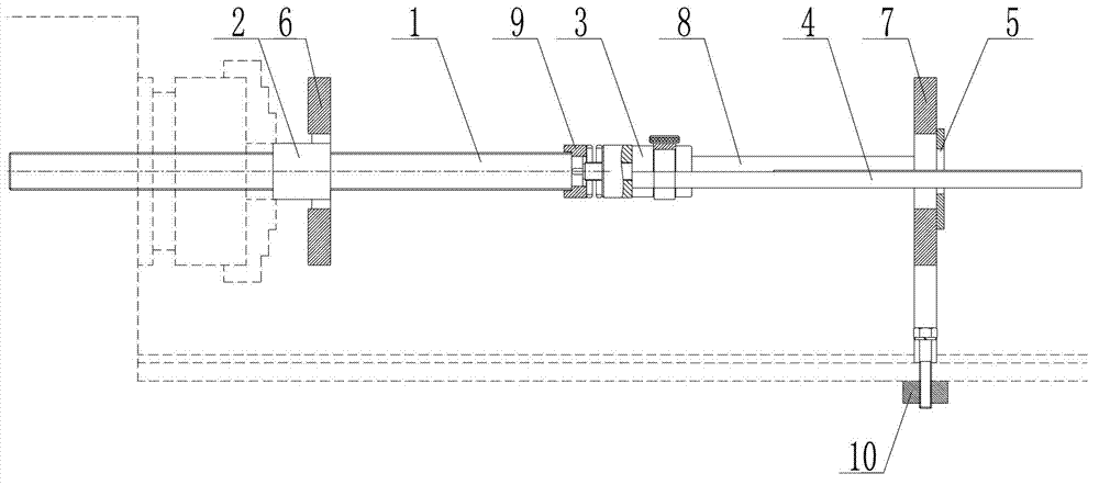 Broach assembly for lathe