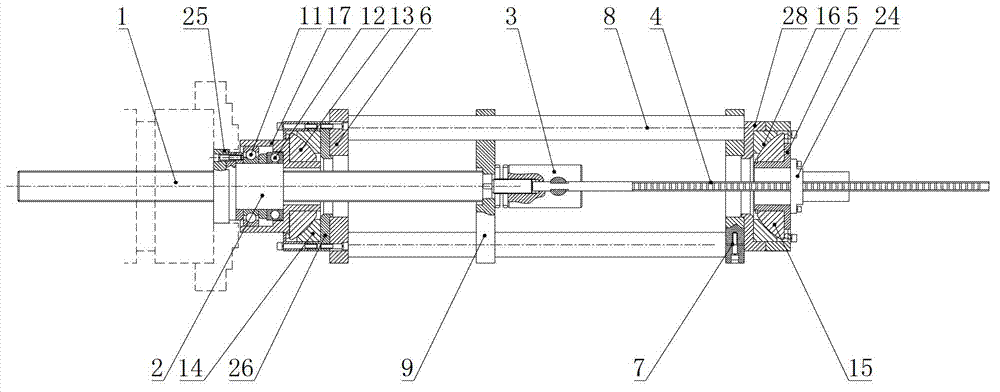 Broach assembly for lathe