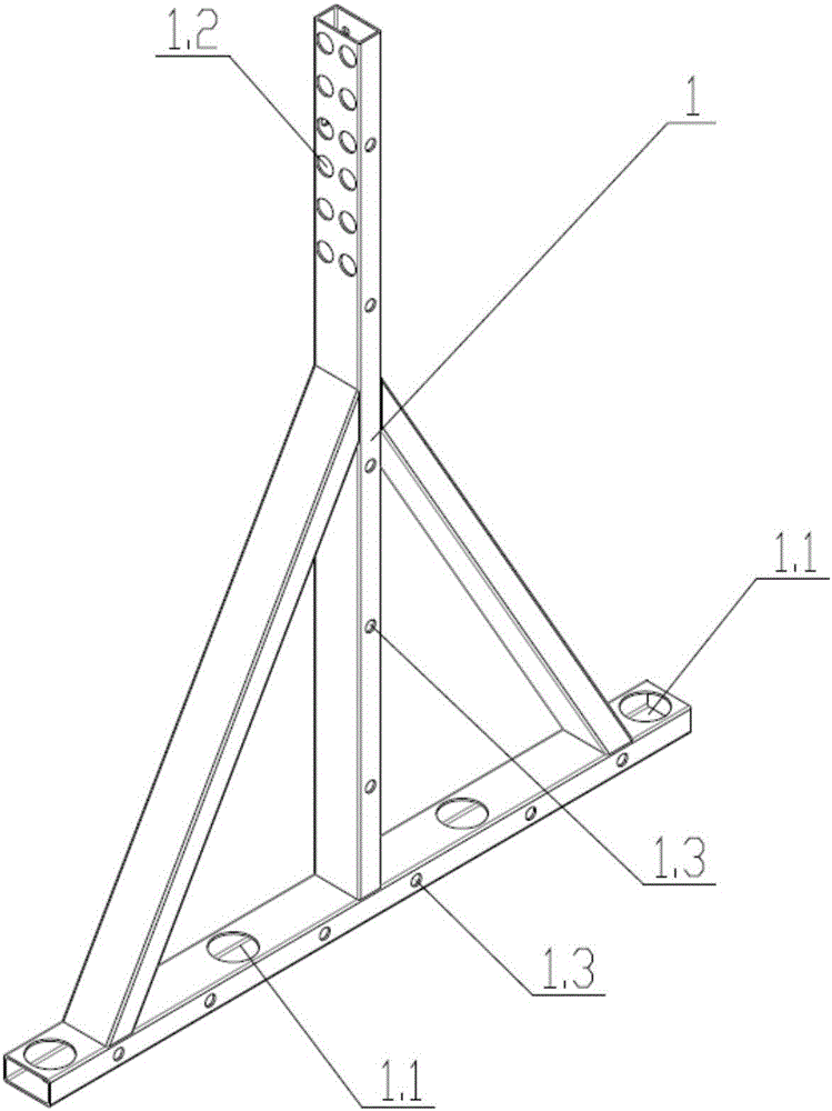 Trough solar collector supporting sheet assembling tool and method