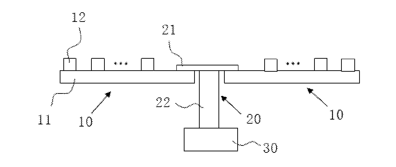 Light bar component, backlight module and LCD device