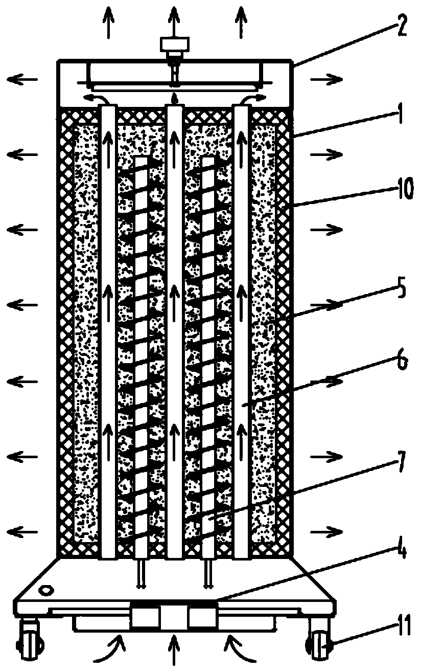 Heat accumulating type electric heater with heat accumulator formed by casting