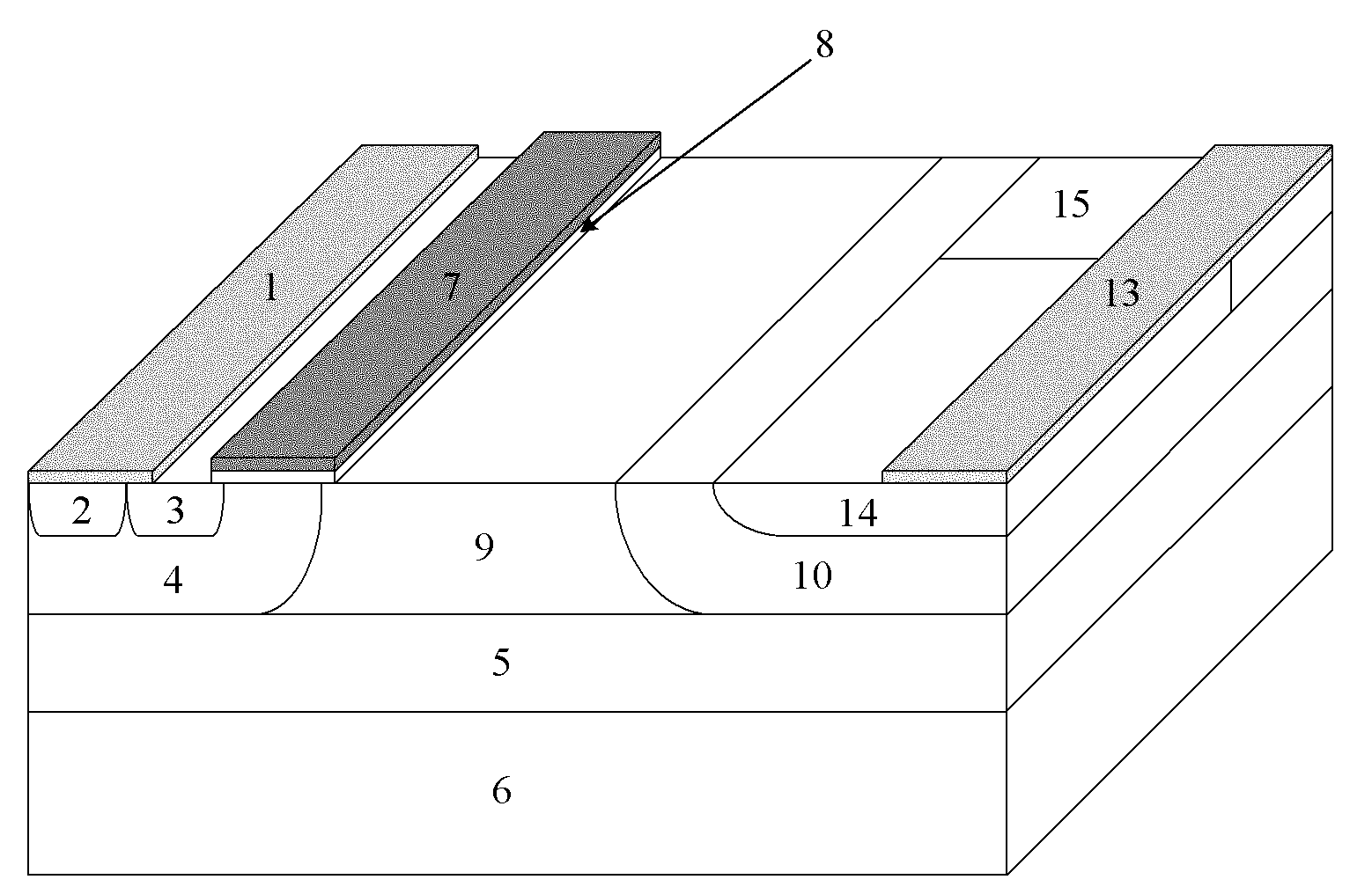 SOI-LIGBT (silicon on insulator-lateral insulated gate bipolar transistor) device with split anode structure