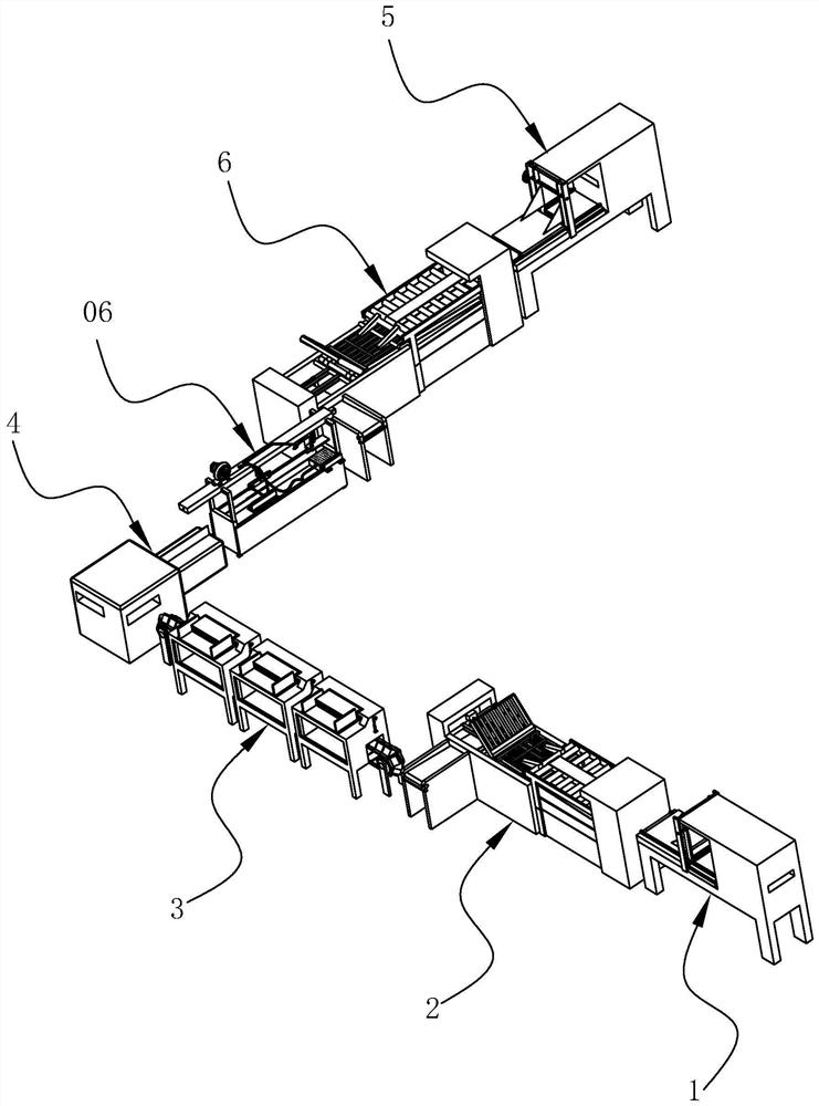 A book printing production process and production line