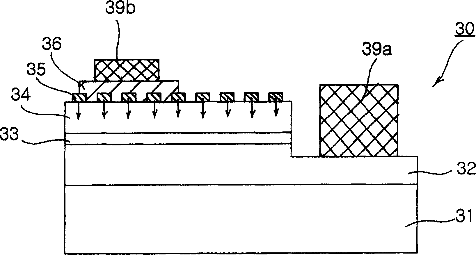 Flip chip nitride semiconductor light emitting diode