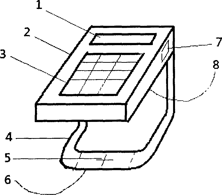 Payment collection device based on hand veins and multiple finger fingerprints