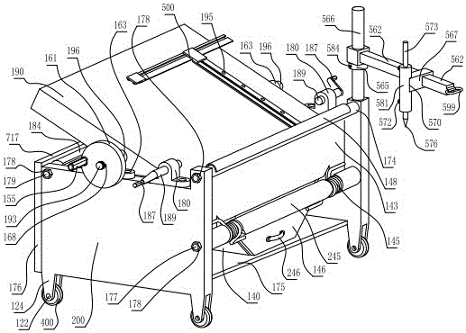 Operation method for detecting glass by using plate wheel turntable, thread lockpin and cylinder hammer