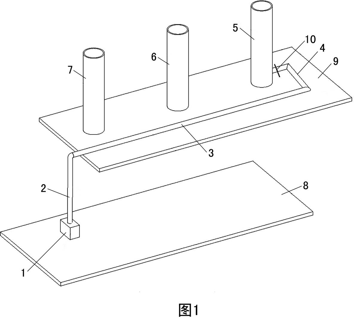 Concrete jacking and refluxing system and construction method thereof