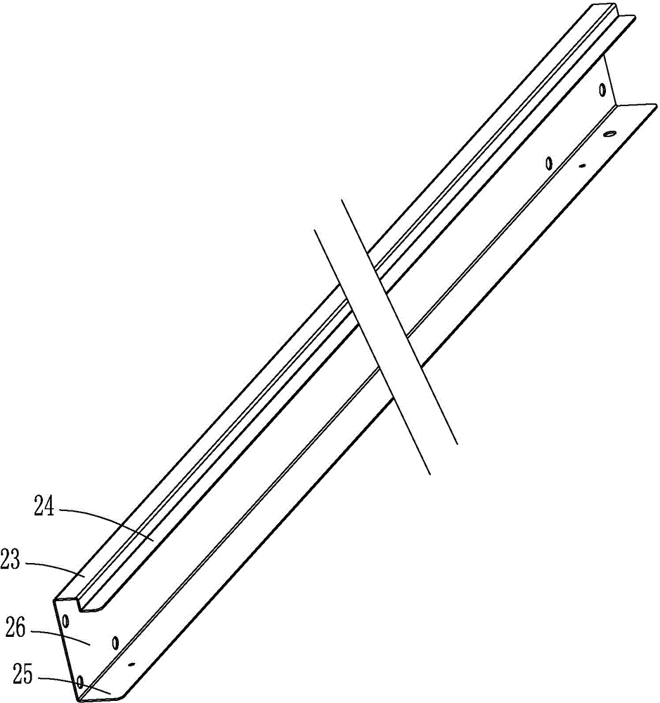 Mounting structure of universal type flat plate solar water heater