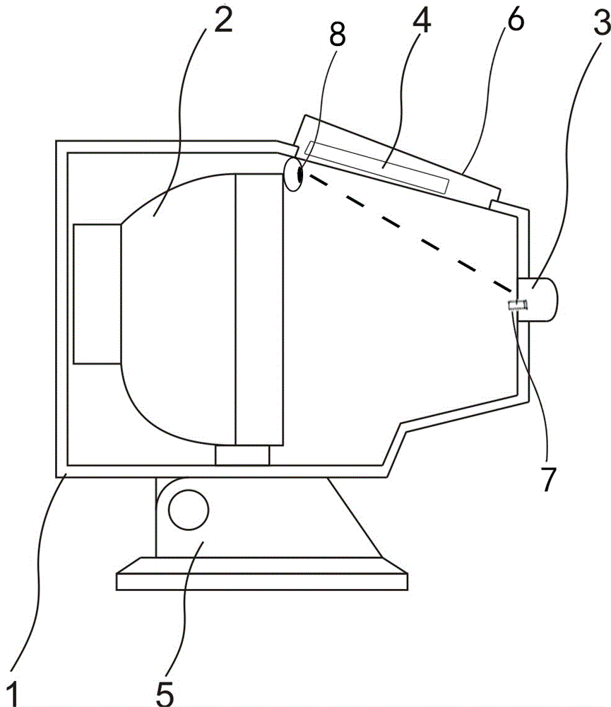 Retina scanning intelligent recognition automatic vision training instrument