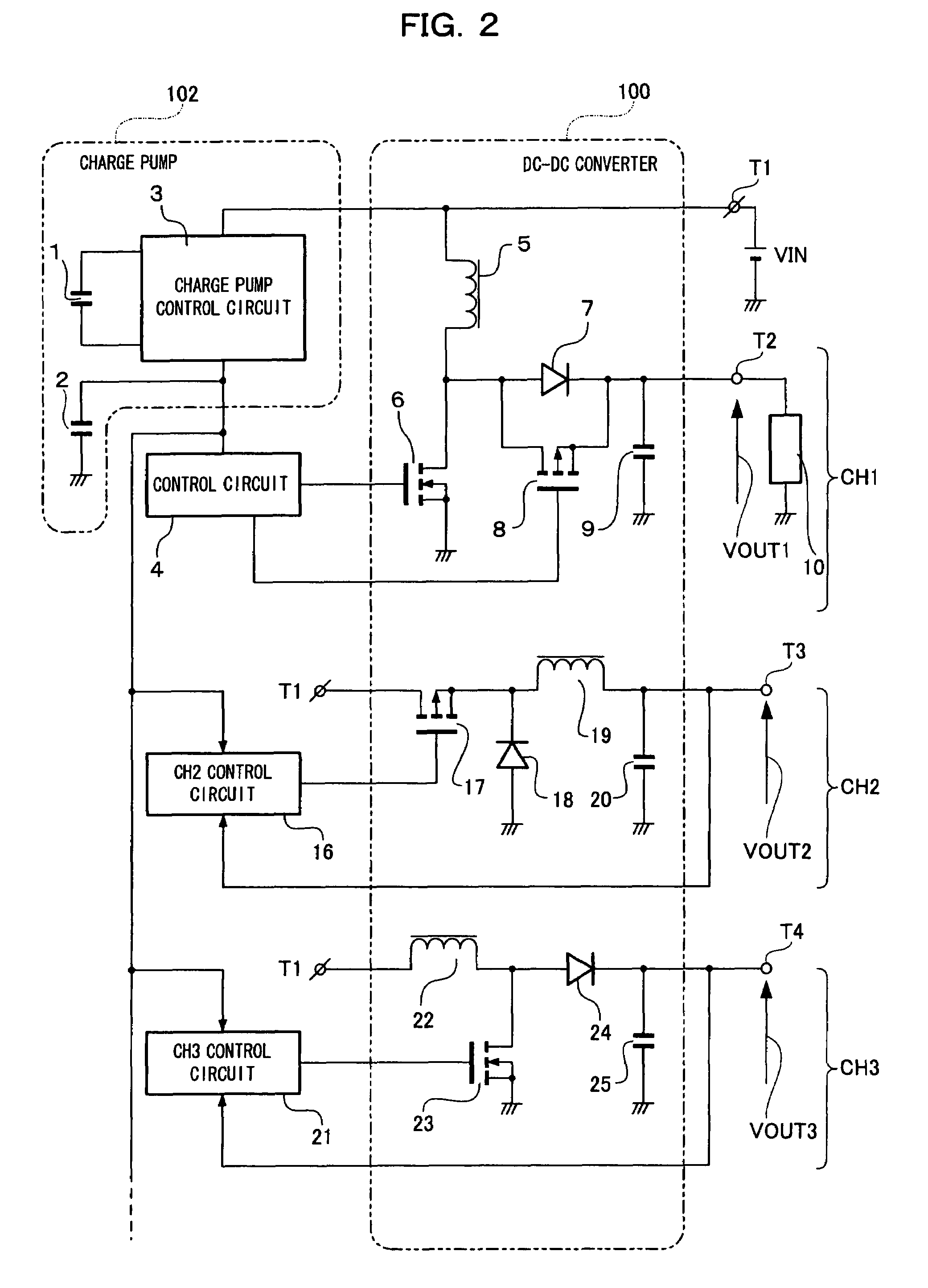 Switching power supply circuitry