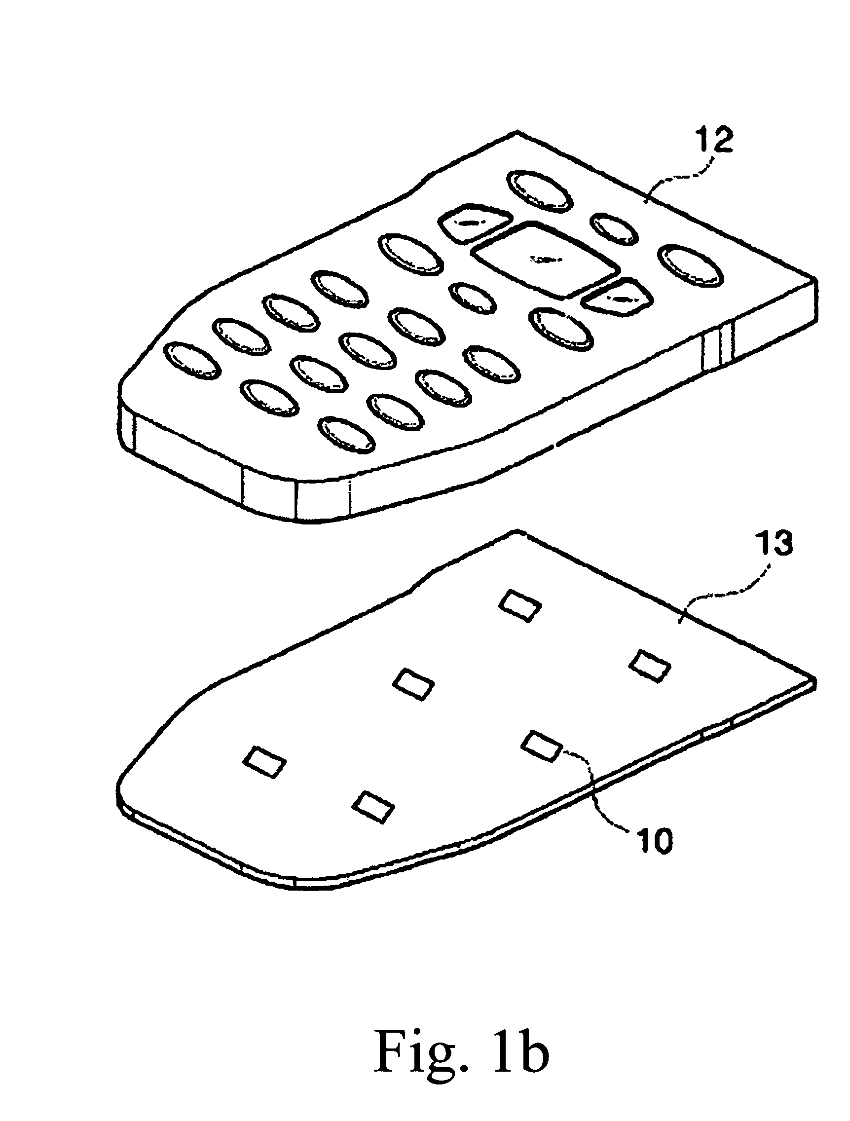 Keypad lighting arrangement