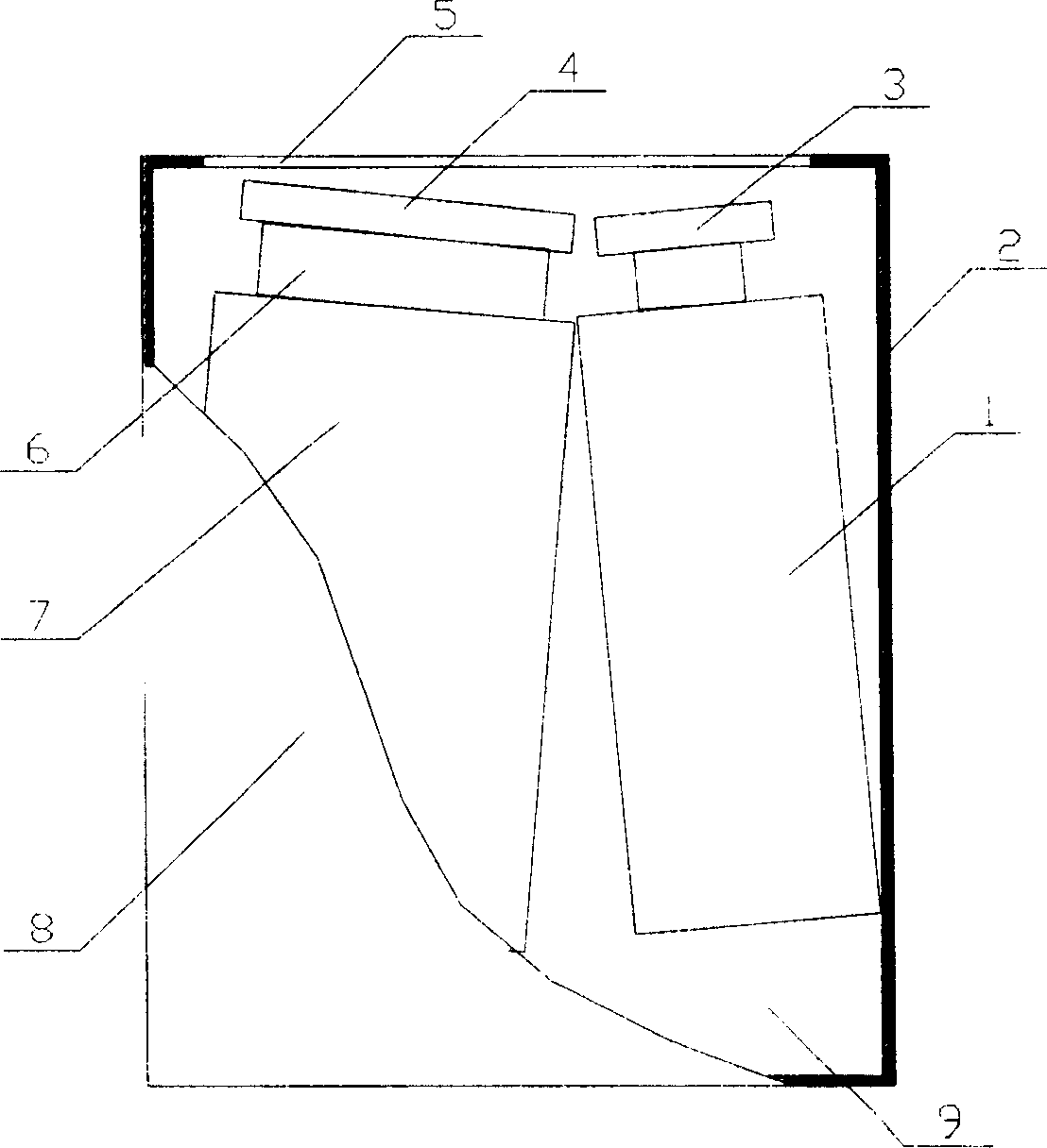 Laser speckle detector head and application thereof