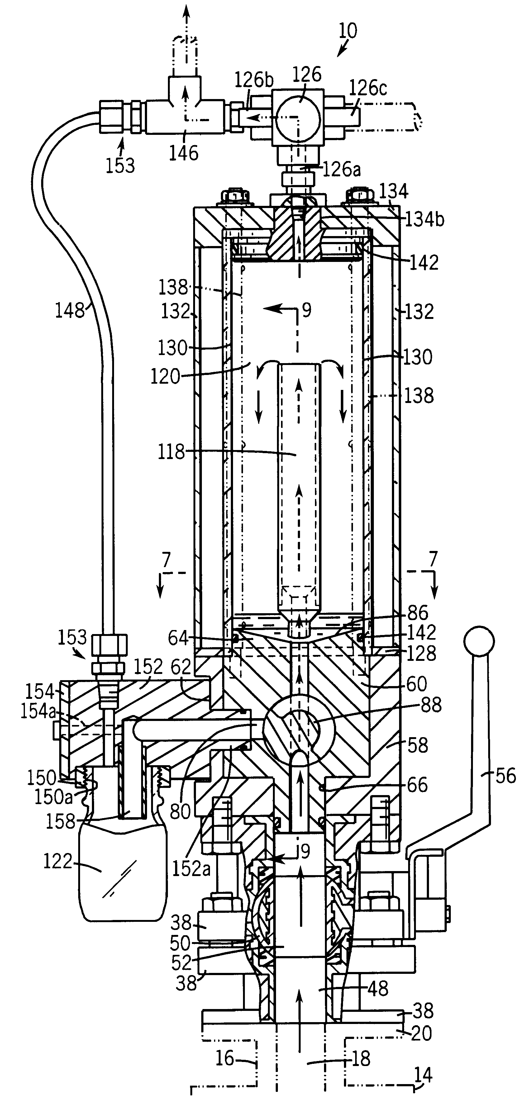 Apparatus and method for sampling fluid from reactor vessel