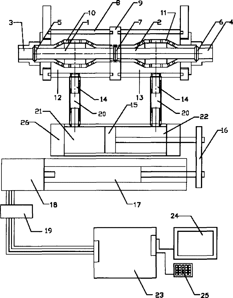 Pulsation type double-haematodocha heart auxiliary circulation device