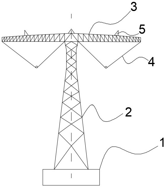 Tower connecting node, heat treatment method thereof and lightning protection tower for power transmission and transformation