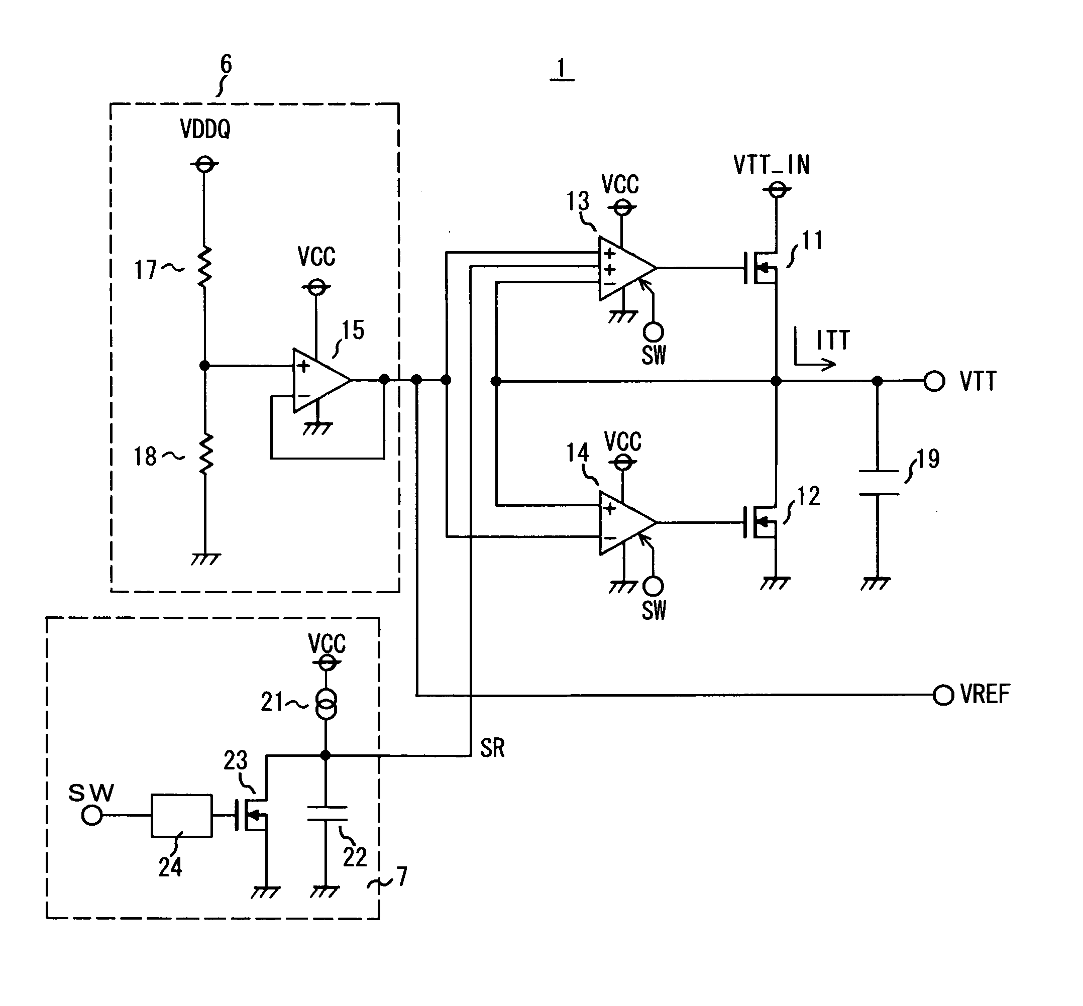 Power supply device and electronic equipment comprising same