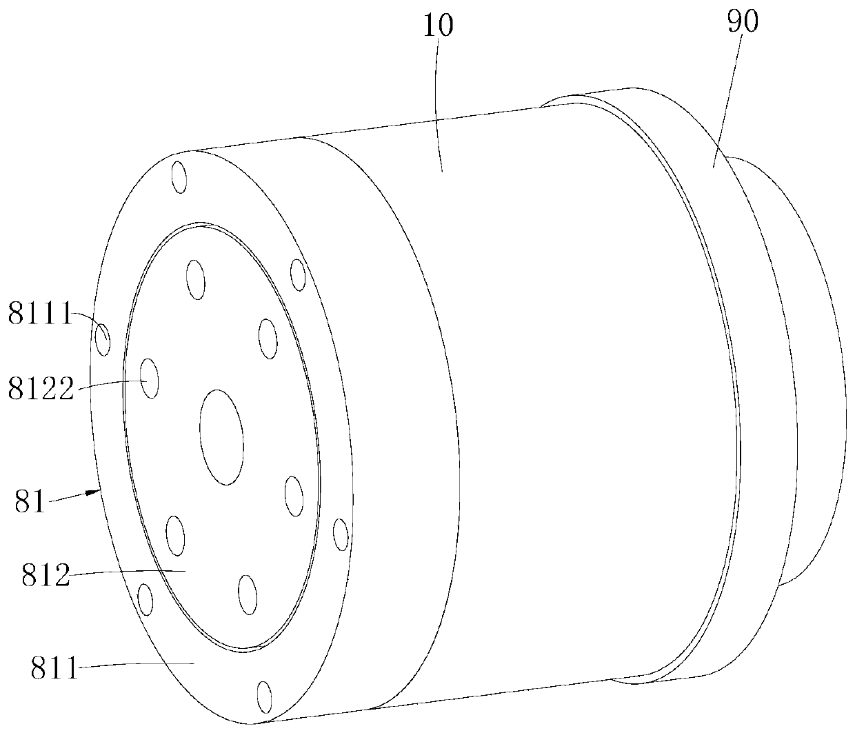 Planetary harmonic combined speed reducer