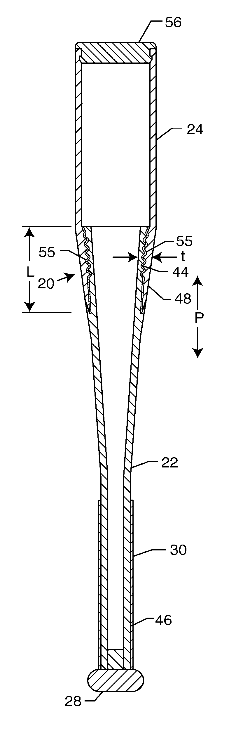A multi-component bat having threaded connection and assembly process