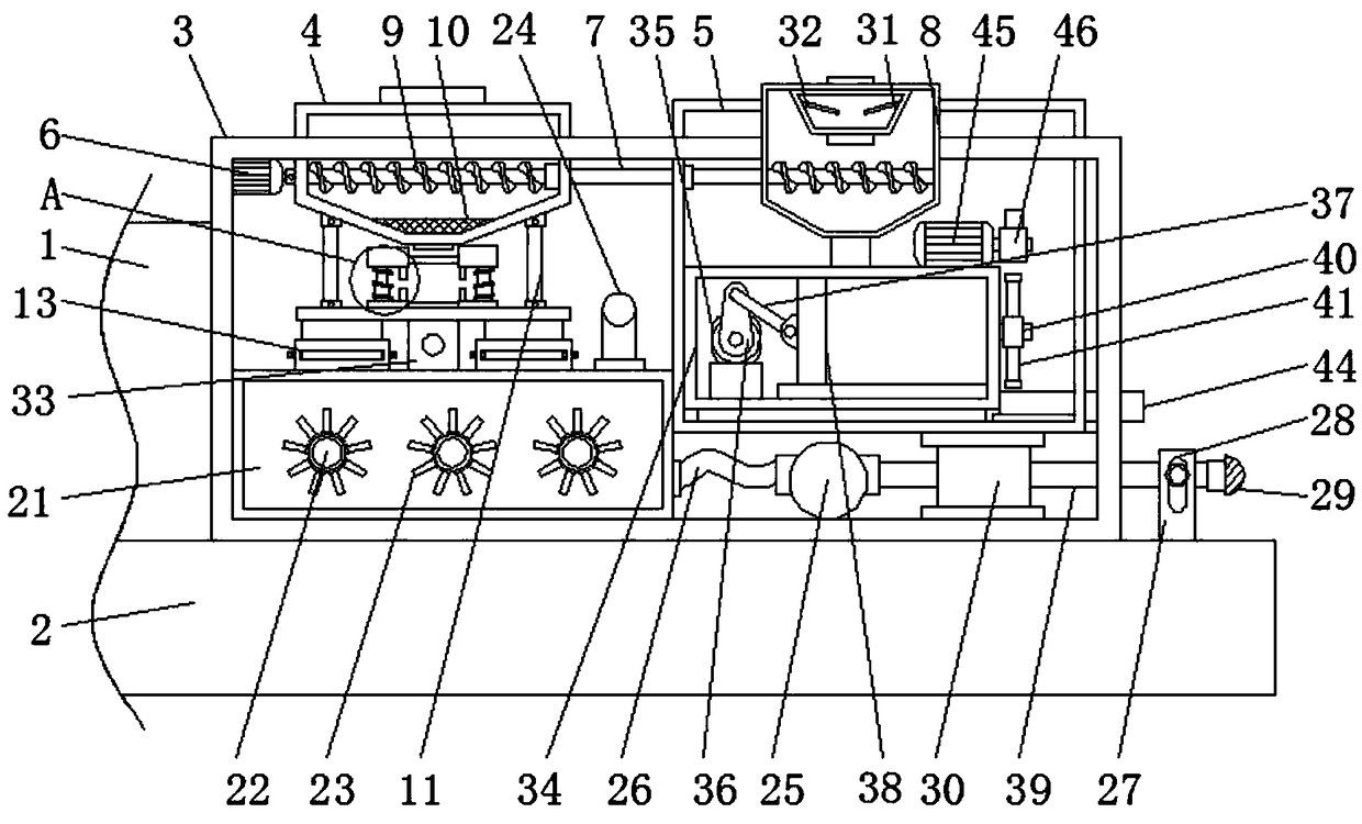 Dual-purpose working component for intelligent garden tractor