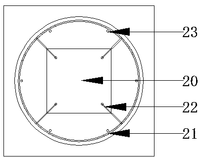 Integrated foundation with integrally formed pile platform