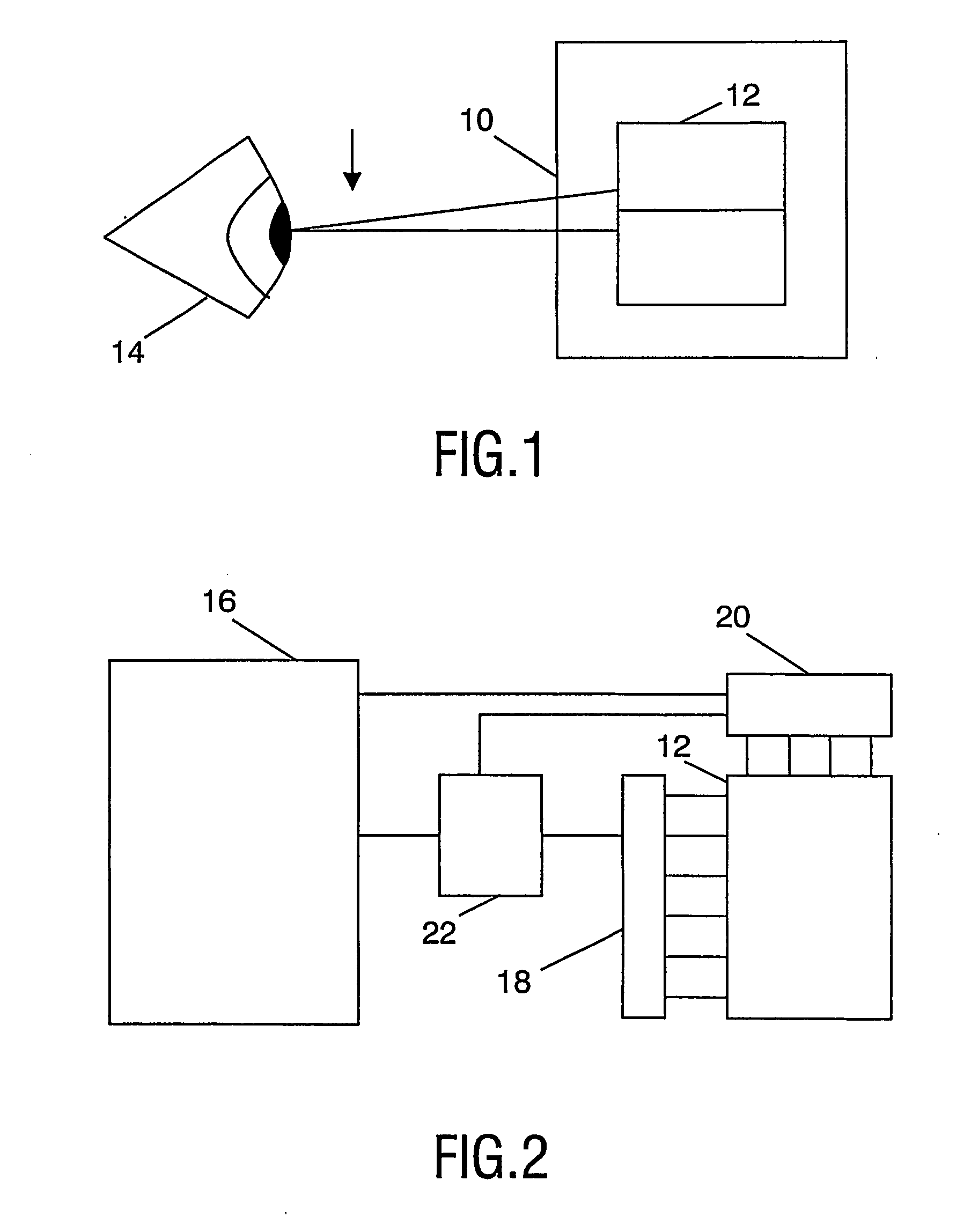 Line scanning in a display