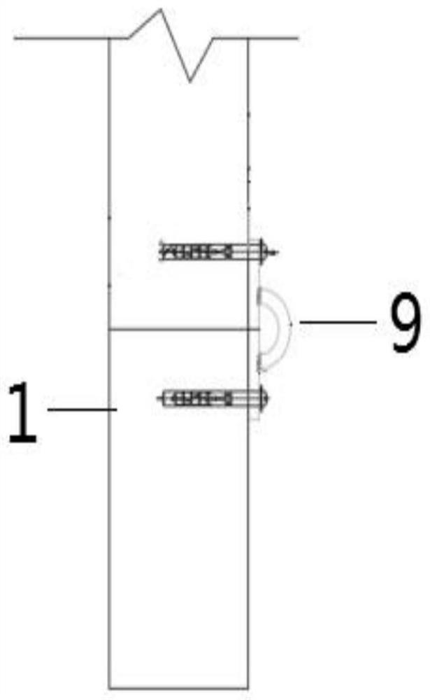 Balance-weight-free ultrahigh hanging basket suspension device and mounting method thereof