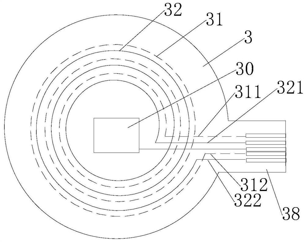 Internet of Things electronic tag with power grid topological structure recognition function