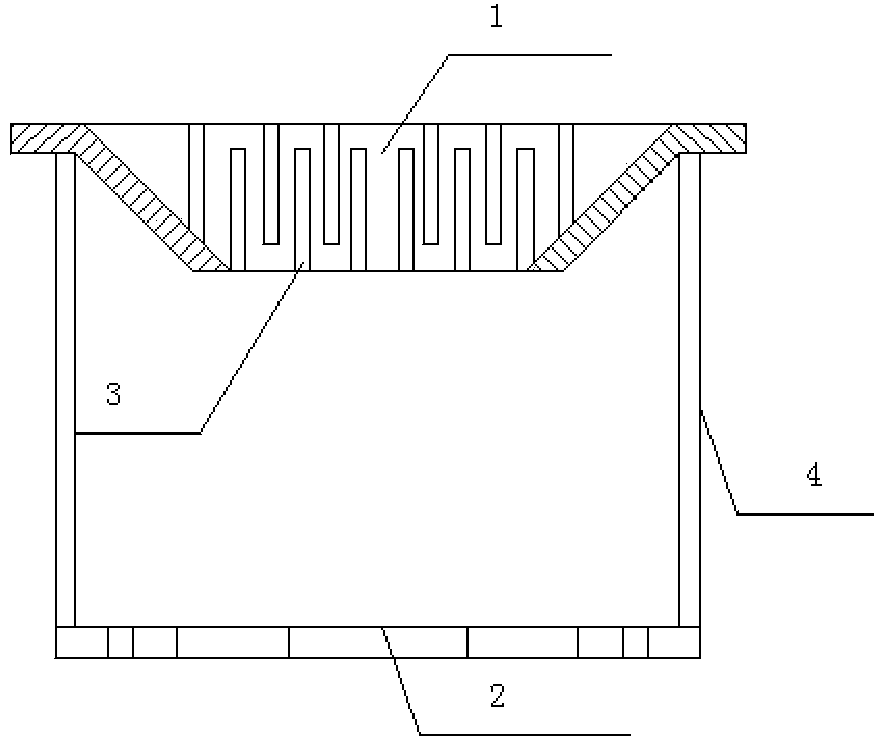 Compound internal member applied to circulating fluidized bed desulfuration reactor
