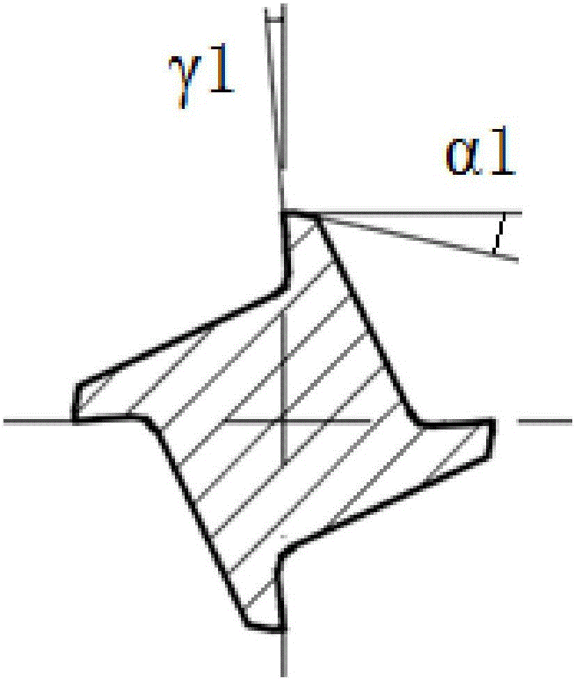 Drilling integrated tool of double-tapered angle laminated structure with variable spiral groove