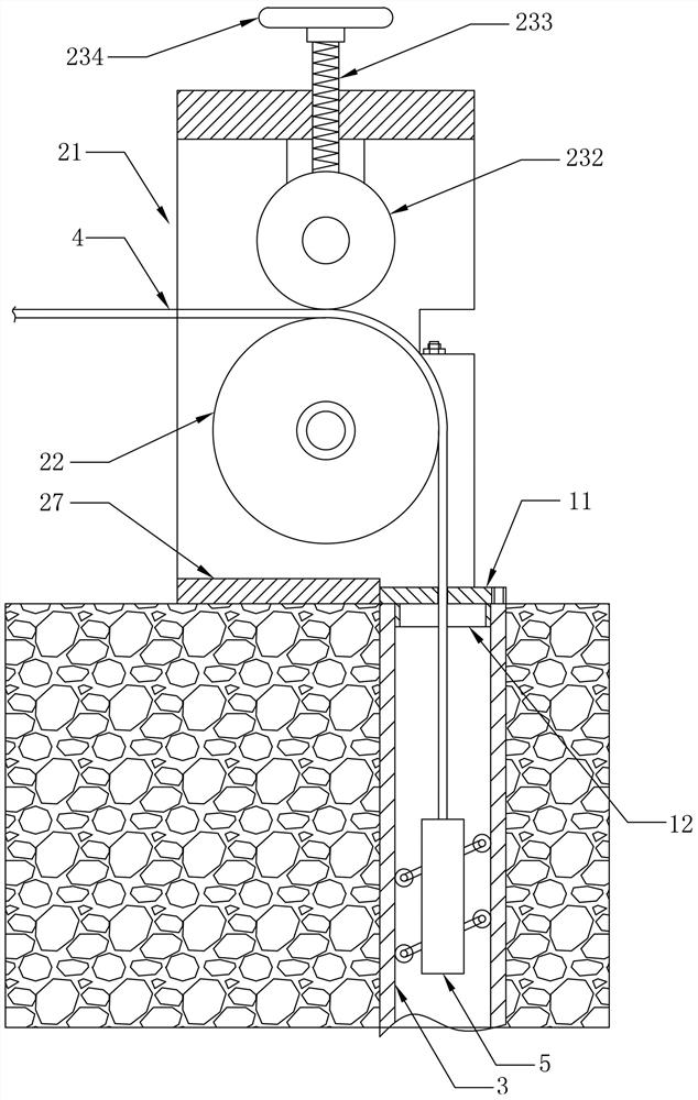 Cable guiding device of inclinometer