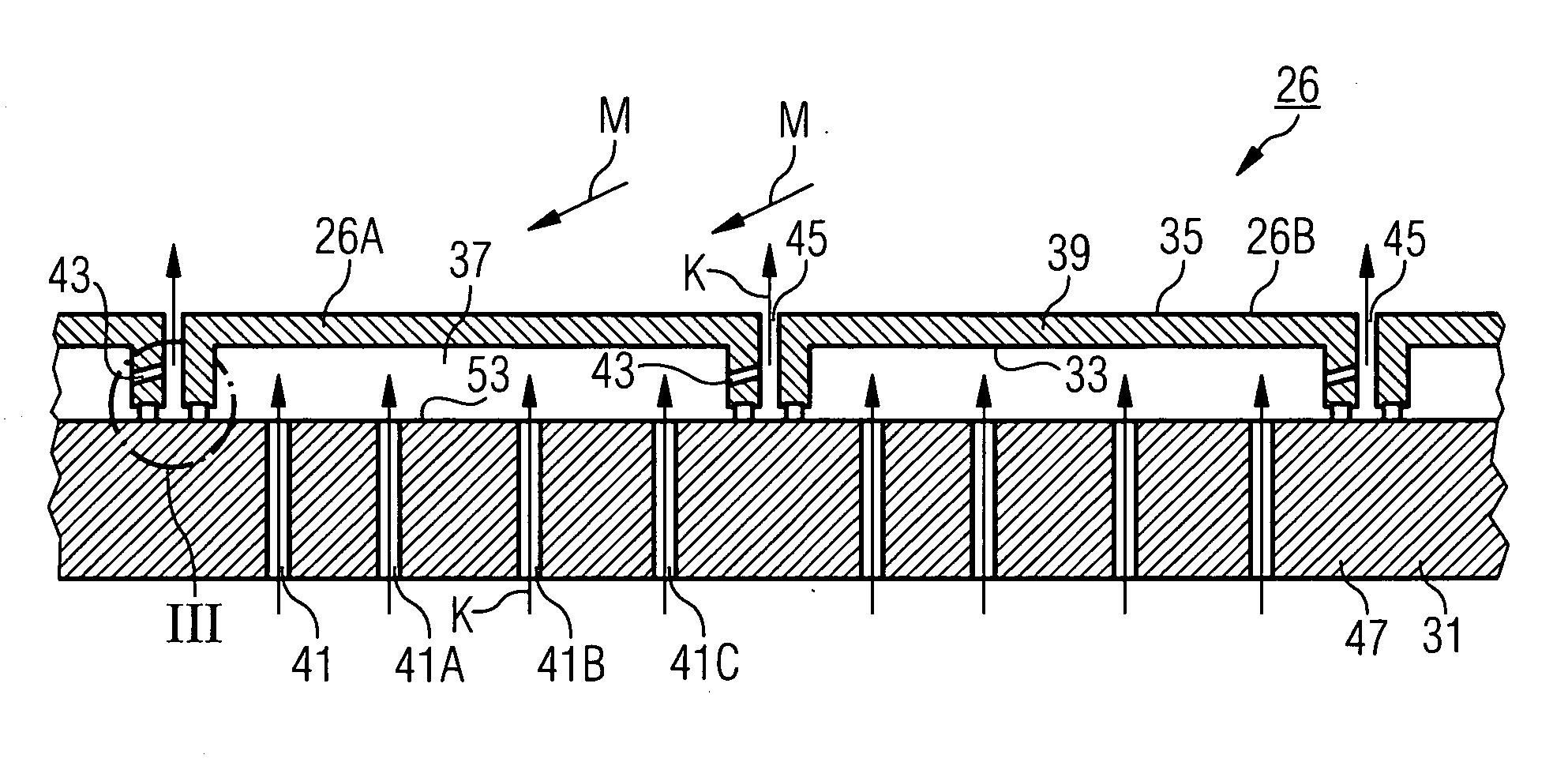 Heat Shield Arrangement for a Component Guiding a Hot Gas in Particular for a Combustion Chamber in a Gas Turbine