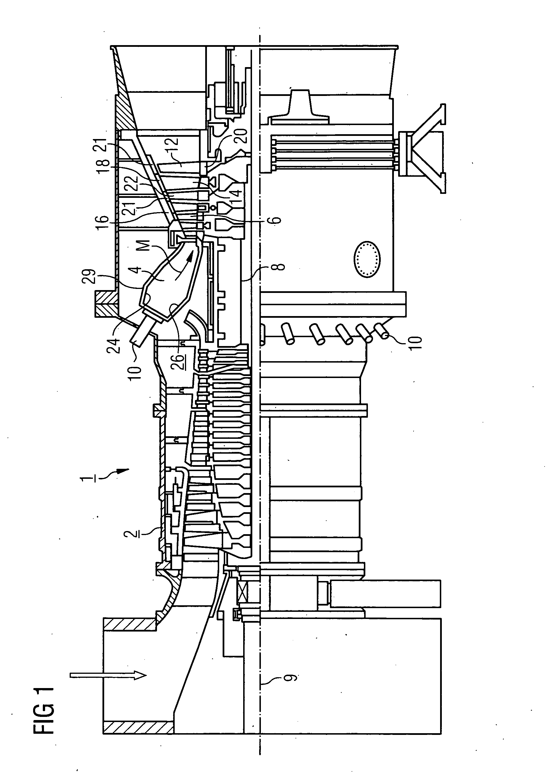 Heat Shield Arrangement for a Component Guiding a Hot Gas in Particular for a Combustion Chamber in a Gas Turbine