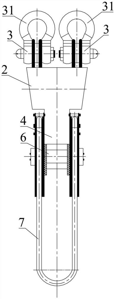 A spreader for hoisting segmental steel girders