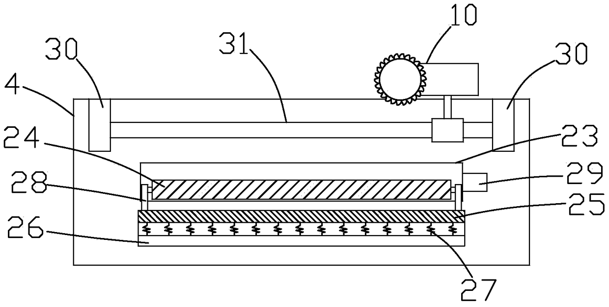 A cloth cutting machine for tie processing