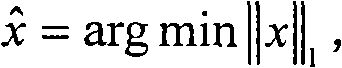 Sparse representation face identification method based on constrained sampling