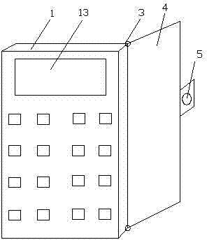 Calculator with wallet and identifiable electronic tag