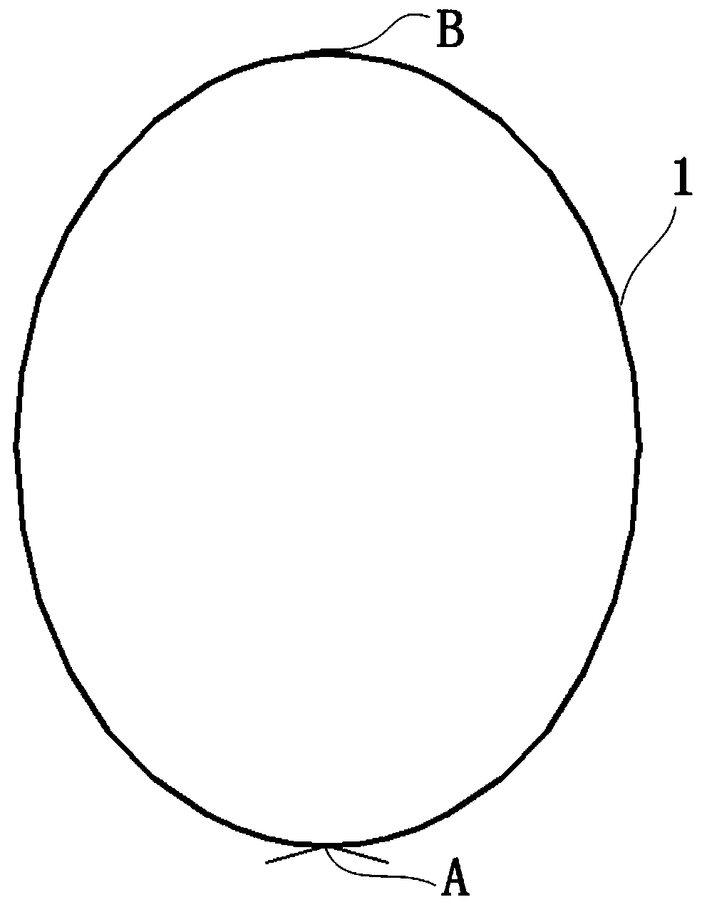 Limiting rope and making method thereof