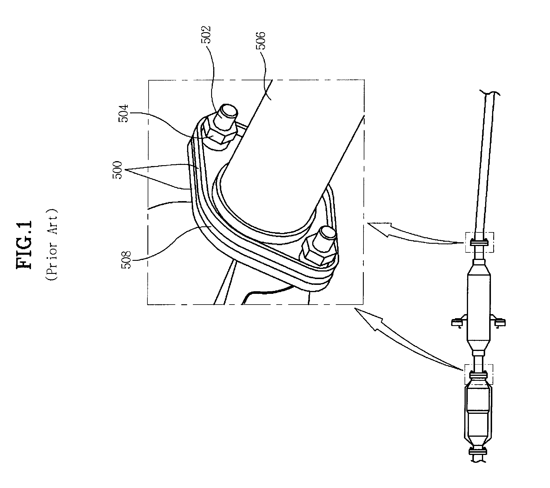 Gasket for exhaust pipe of vehicle