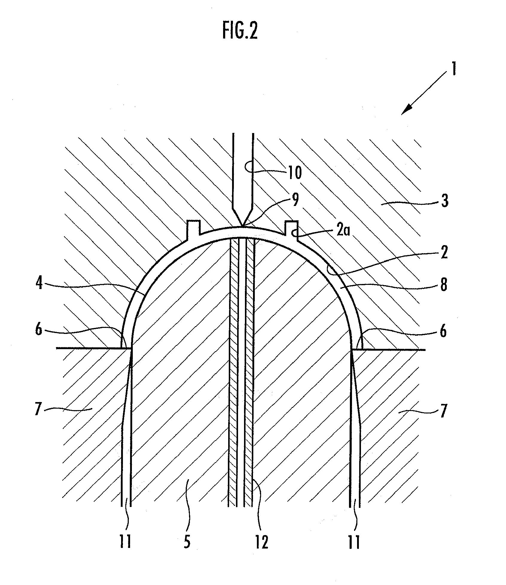 Process for Production of Heat-Resistant Hollow Article Made of Polylactic Acid Containing Resin