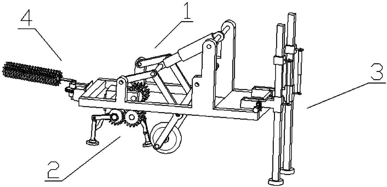 Stair step repairing device for old community