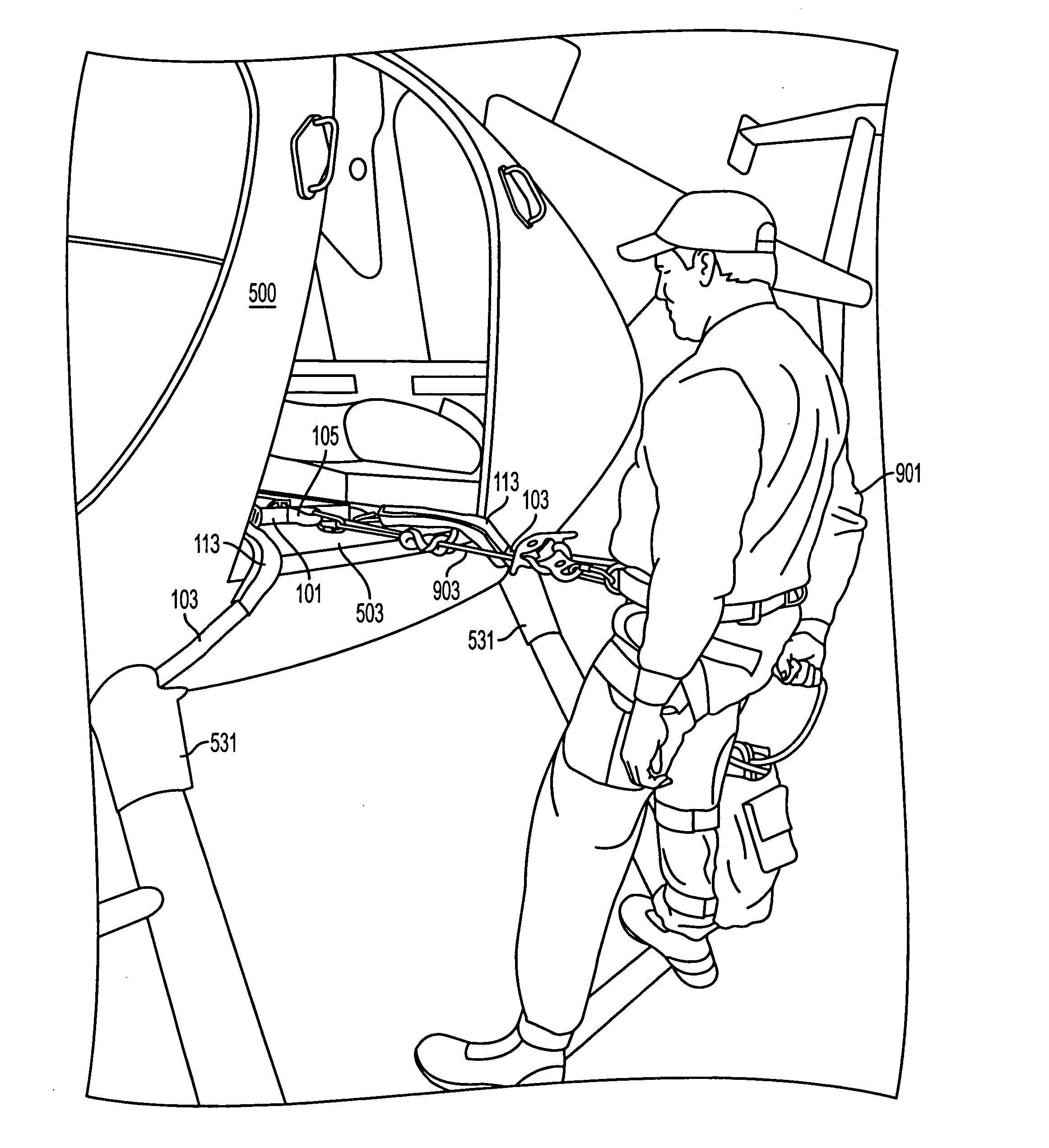 Rappelling rig and method of using same