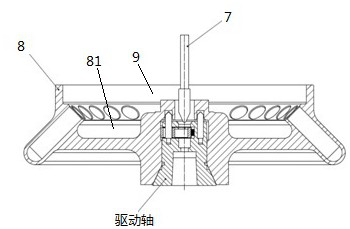 Driving shaft, rotor and centrifugal machine thereof