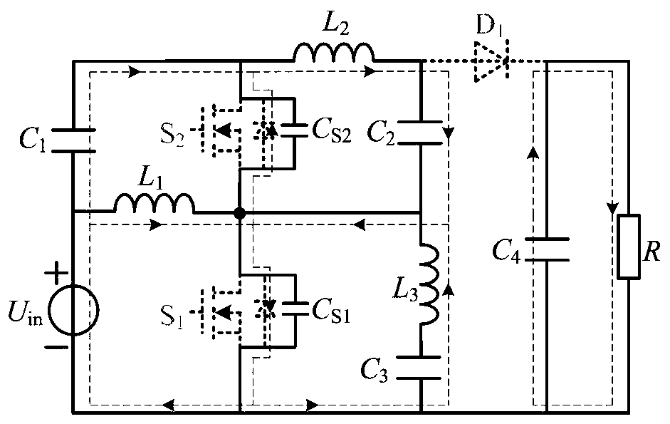 Low-voltage stress ZVS high-gain Boost converter