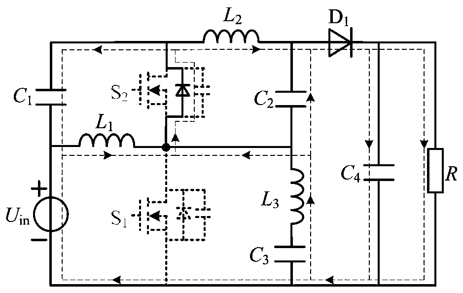 Low-voltage stress ZVS high-gain Boost converter